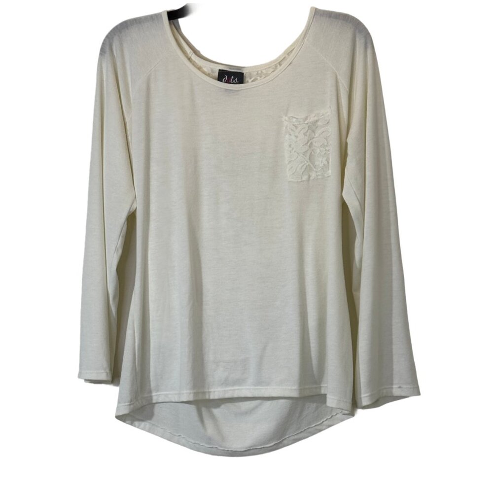 Women's Cream Cut Out Top Size: M